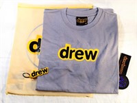 New DREW HOUSE Logo Tee Size MED & Keychain