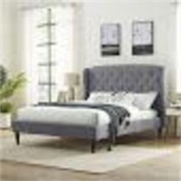 Classic Brands Coventry Upholstered Platform Bed,Q