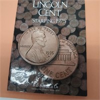 Lincoln Cent Coin Book/Partial