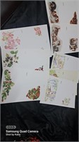 Lot of tri fold blank greeting cards