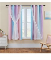 (New) Blue Curtains for Bedroom, Blackout Curtain