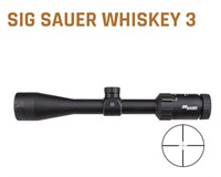 Sig Sauer Whiskey 3 Scope 4x12x40 MSRP $320.00