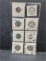 Mixed US Error Coins Some Silver