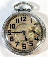 VTG Waltham 17 Jewel Pocket Watch