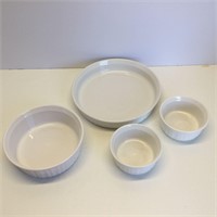 4 pc Corning Ware Oven & Microware Dishes