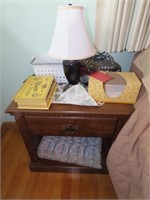 Nightstand w/contents.