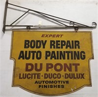 "Dupont Body Repair & Auto Painting" Metal Sign