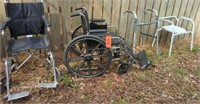 Wheelchairs, Potty Chair, Walker. Right Side Of