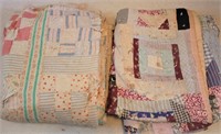 2 Hand Stitched Quilts
