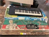 Yamaha keyboard, RC E-Zbee airplane,badminton
