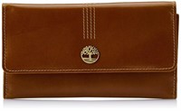 Timberland Women's Leather RFID Flap Wallet Clutch