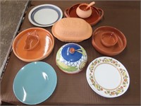 Lot of Dishes & Roaster