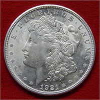 1921 S Silver Dollar