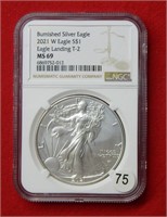 2021 American Eagle NGC MS69 1 Ounce Silver