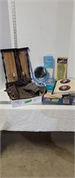 Box Lot of Health Supplies - cold compress & misc.