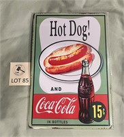 Hot Dog and Coca-Cola Sign