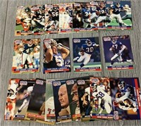 (20) 1991 Pro Set Football Cards