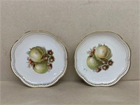 Germany hand-painted fruit plates