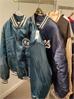 3 Vintage baseball jackets