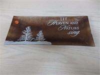15" Tray - Let Heaven & Nature Sing