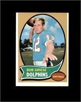 1970 Topps #10 Bob Griese P/F to GD+