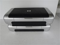 Two HP Portable Printers with Batteries and
