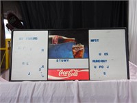 Coca-Cola Menu Board