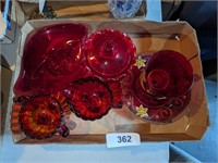 Ruby Red Dishes