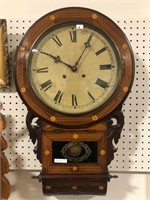 NEW HAVEN CLOCK CO. PENDULUM WALL CLOCK