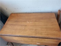 Vintage drop leaf table and chairs needs tlc