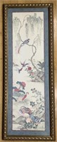 Vintage Framed Asian Birds & Ducks