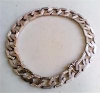 HGT GP on Sterling Silver Modernist Bracelet