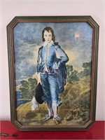 Antique "Blue Boy" Framed Artwork