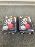 2 Sets of Playing Cards, Poker Chips & Dice