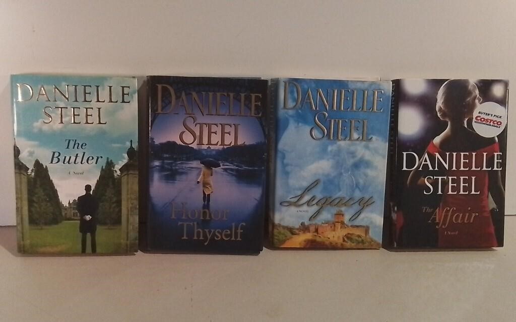 Four Danielle Steel Hardcover Books