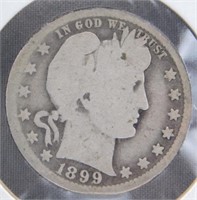 1899-O Liberty Head Quarter.