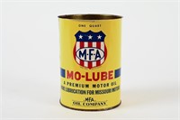 M-F-A MO-LUBE MOTOR OIL U.S. QT CAN