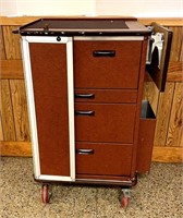 Medical Cabinet on Wheels with keys