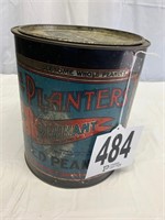 antique planters peanut tin great graphics