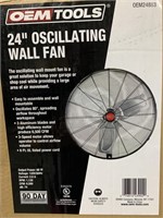 24” Oscillating Wall Fan