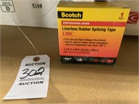 1 1/2 in x 30 ft Linerless Rubber Splicing Tape