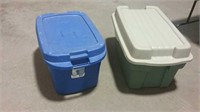 Two Storage Totes W/ Covers