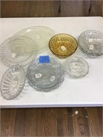 GLASS PLATTERS AND BOWLS