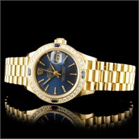 18K YG Diamond Rolex DateJust 26MM Watch