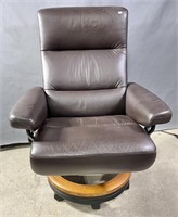 Stressless Brown Leather Desk Chair