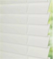 LEVOLOR 2in White Faux Wood Blinds 18 1/4x64 READ