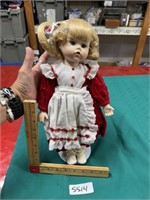 Vintage porcelain doll