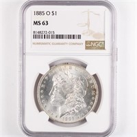 1885-O Morgan Dollar NGC MS63