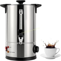 12L Coffee Urn  80 Cups  Stainless Steel