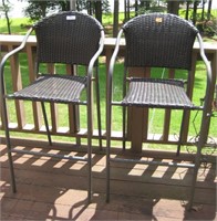 Pair of Outdoor Bar Stools 29" Seat Height